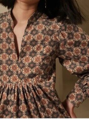 Banana Republic Paisley Corduroy Shirt